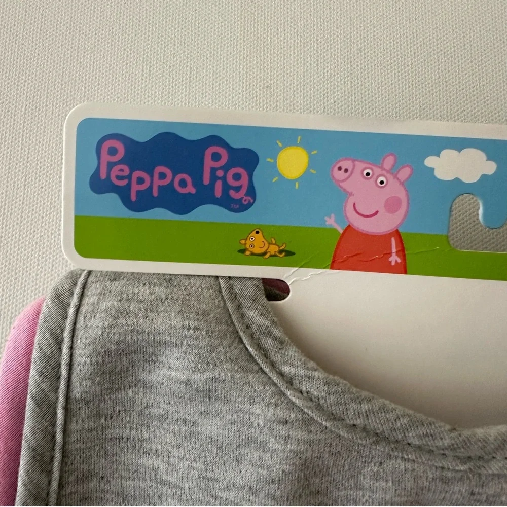 Peppa Pig 3-pk Toddler Girl Bibs Water Resistant NWT